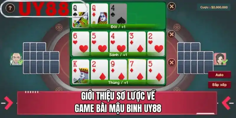 Giới thiệu sơ lược về game bài Mậu Binh UY88